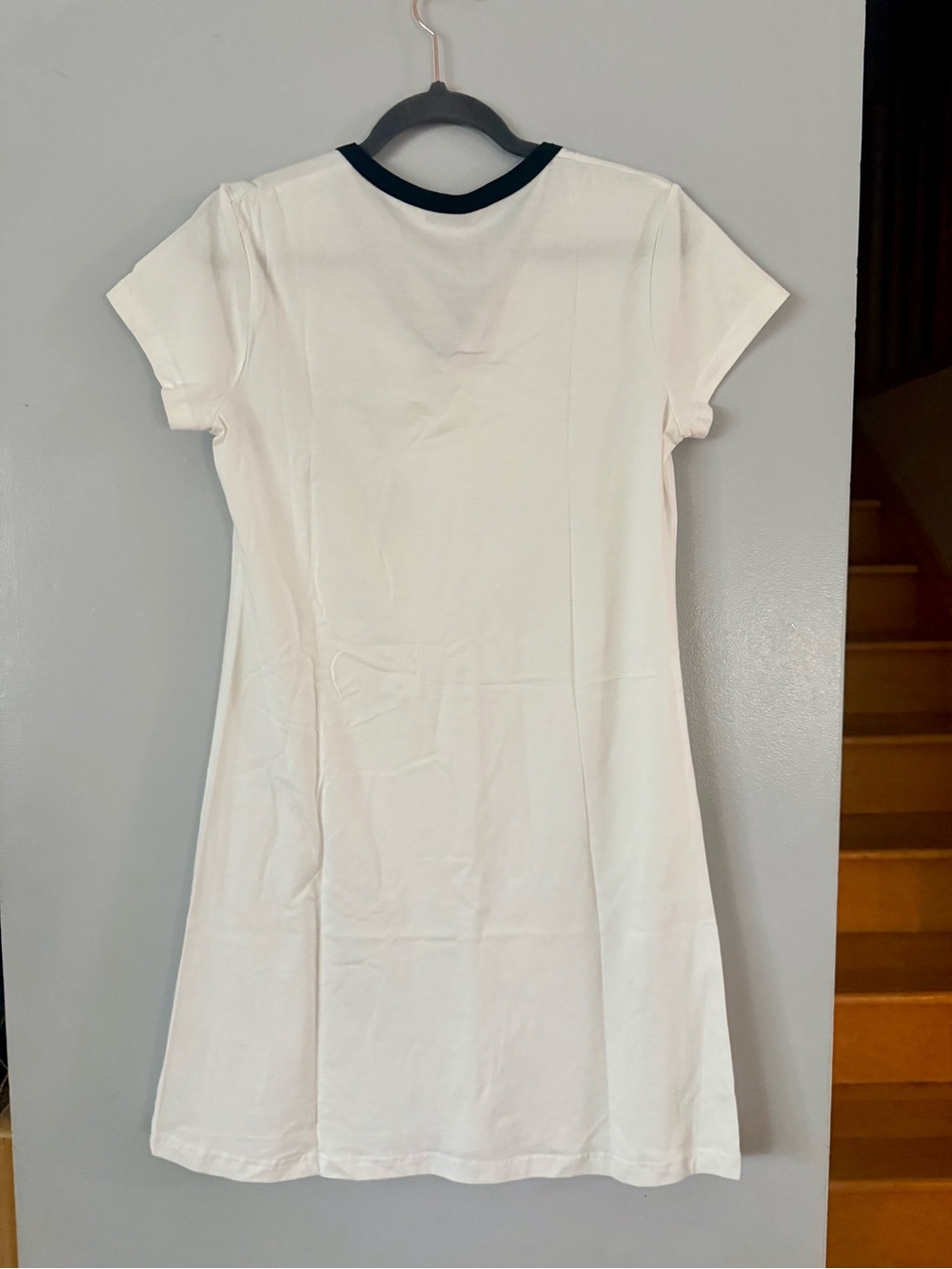 La Vie en Rose White Zebra Print Lounge Dress Nightgown - Size M - Picture 4 of 5